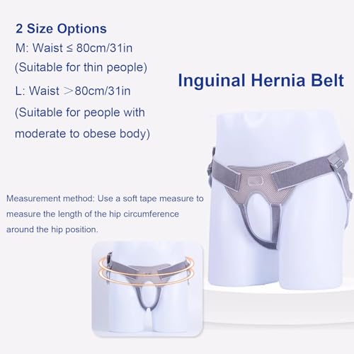 Faja para Hernia unisex con soporte ajustable talla M miniatura 2