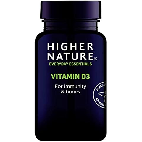 HIGHER NATURE Vitamin D 500iu - 120 capsules Cover