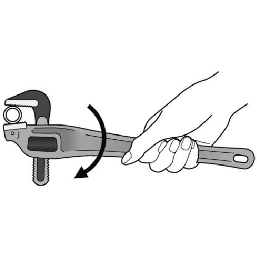 Ridgid 89435 2-Inch Heavy-Duty Offset Pipe Wrench #TOP6