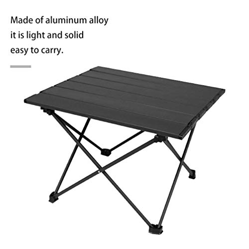 Mesa dobrável Besportble, mesa de jantar portátil e extra resistente de alumínio para uso ao ar livr