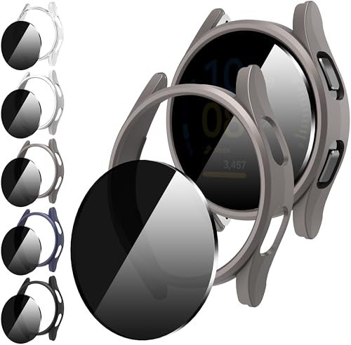 Protection d'écran Galaxy Watch FE 40 mm : étui rigide mat noir haute résistance