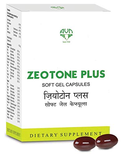 AVN Zeotone Plus Soft Gel Capsules - Pack of 5 (300 Capsules) (B07HY4GWBC) Amazon Price History, Amazon Price Tracker