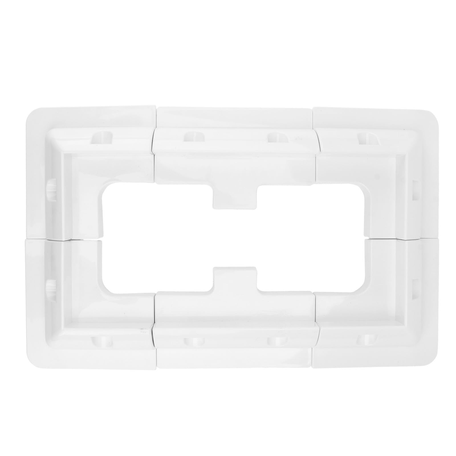 Solarmodul Halterung ABS Weiß für Dach und Garage