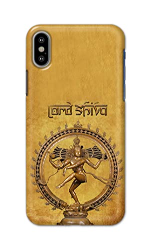 Image of PRINTFIDAA Lord Shiva As Nataraj Printed Designer Hard Case for Apple iPhone X /iPhone 10 / iPhone Ten /iPhone Xs Back Cover -(e) RPM1004