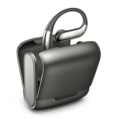 NE23 AI Kopfhörer Übersetzer,Übersetzungskopfhörer mit echtzeit,Open-Ear-Kopfhörer,3-in-1 unterstützt 134 Sprachübersetzungen mit App,Bluetooth 6,0, kabellose Kopfhörer für Lernen, Reisen-Schwarz