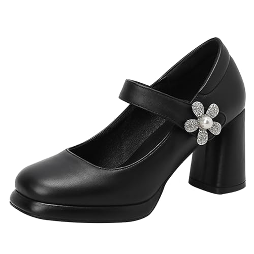 Chaussures Mary Jane Bviennic à plateforme et talon bloc pour femme du 35 au 44