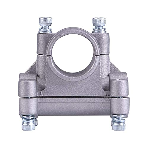 BORDSTRACT Soporte de Mango para Desbrozadora, Abrazadera de 28 mm para Accesorio de Cortacésped, Soporte de Mano para Cortadoras de Césped(plateado)