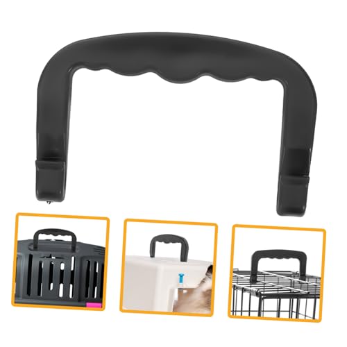 Toyvian 4pcs Plastic Pet Cage Handles Collapsible Dog Crate Accessory Ferret Cage Handle Hamster Carrier Easy Install