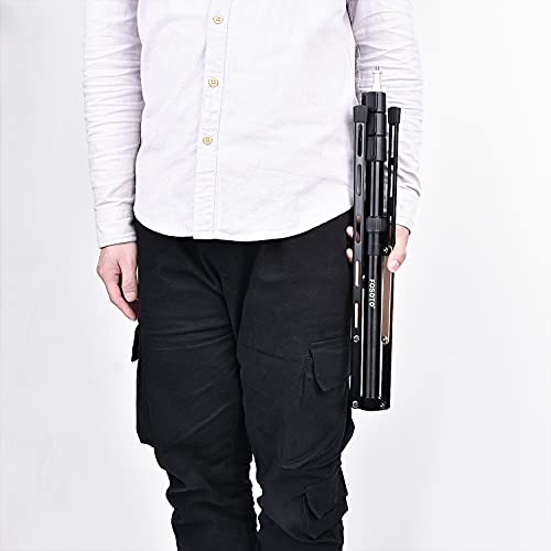 FOSOTO 75"/191CM Trípode Soporte de Luz Led Iluminación Fotográfica Ligero y Plegable con blosa de Transporte, para Aro de Luz Altavoz Parasol Softbox Proyector Reflector Estudio Fotográfico ect - imagen 6