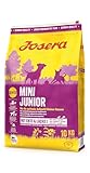 JOSERA MiniJunior (1 x 10 kg) | Mini Junior | Premium Trockenfutter für wachsende Hunde ab der 6. Woche | Ente & Lachs | Welpenfutter zur optimalen Entwicklung | weizenfrei | Hundefutter | 1er Pack
