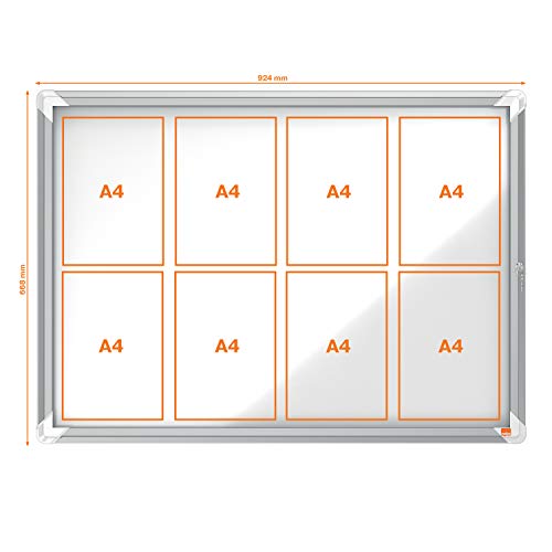 Vitrine d'extérieur Nobo 8xA4 pour écoles et mairies - 3
