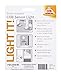 Light IT! by Fulcrum, 20043-301 COB Sensor Light, Silver, Single Pack