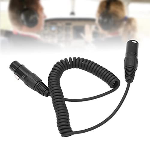 Cordon enroulé pour casque d'aviation idéal environnements extrêmes