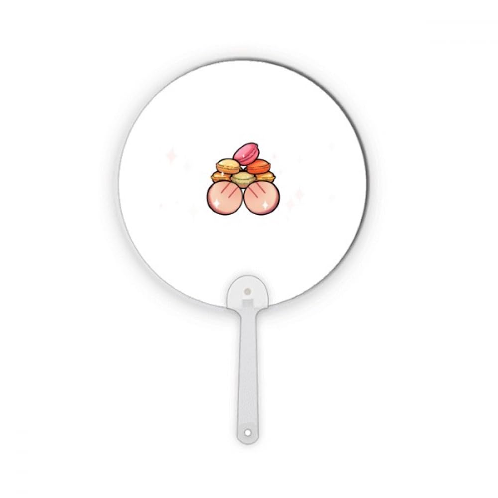 Éventail rond en plastique pour macarons no/no France accessoire de pâtisserie