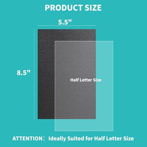 Image of Binditek 100 Pack Binding Covers Set, 5.5x8.5 Inches, 8Mil PVC & 12Mil Poly