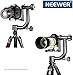 Neewer Professional Heavy Duty Metal 360 Degree Panoramic Gimbal Tripod Head with Standard 1/4'' Quick Release Plate and Bubble Level for DSLR Cameras up to 30lbs/13.6kg
