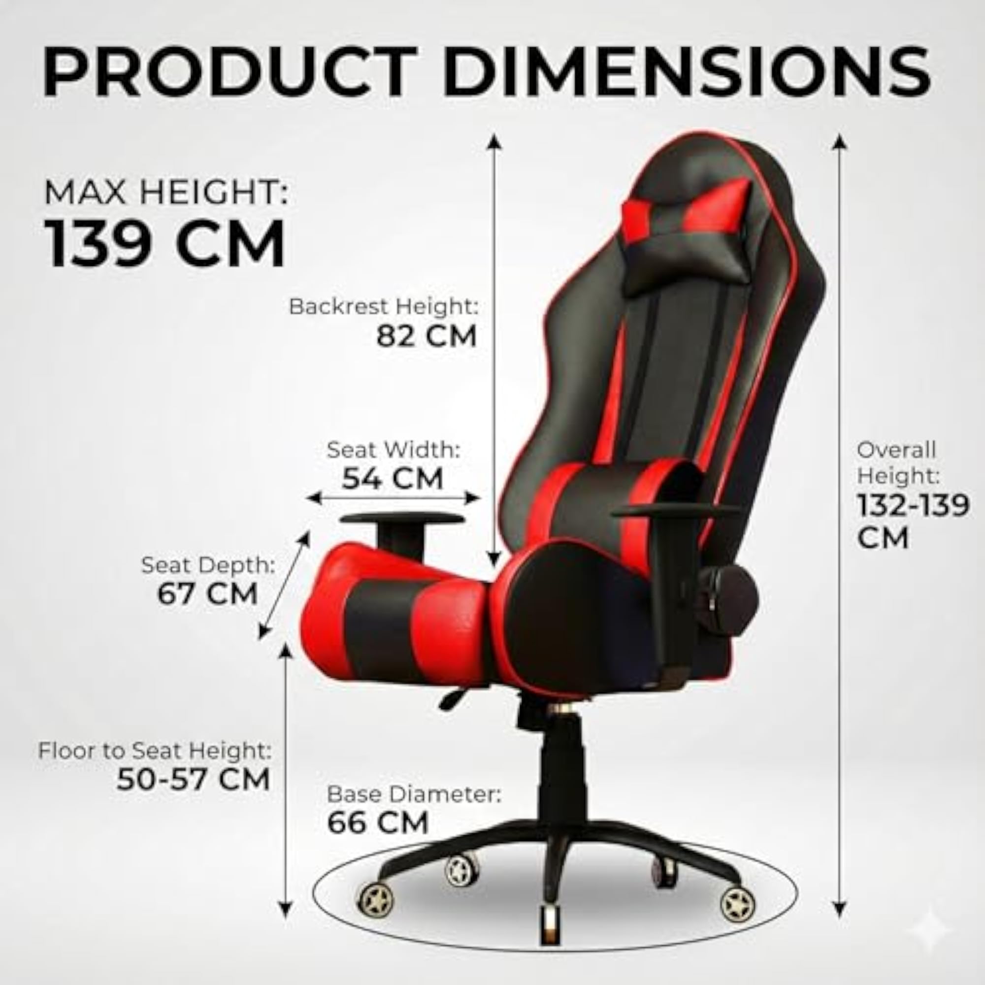 Gold Series Ergonomic Chair with Footrest