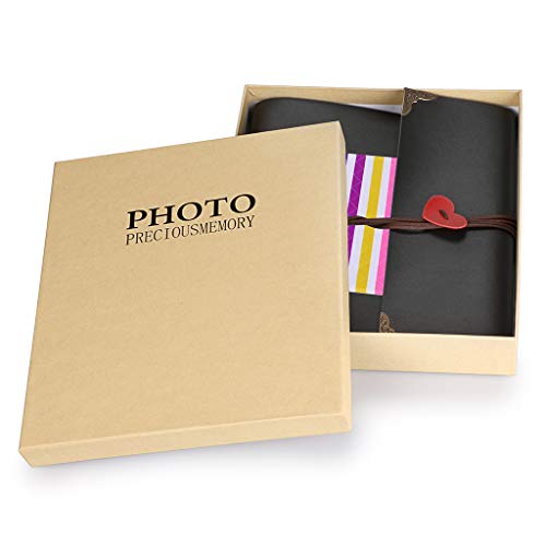 image for OwnMy DIY Photo Album Scrapbook PU Leather Adventure Photo Book with C