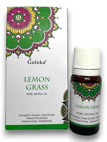 Aceite Aromático Esencia de Lemon Grass GOLOKA - 10ml. - HOSTENATURA