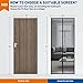 MAGZO Magnetic Screen Door Fit Door Size 36 x 80 Inch, Screen Size 38