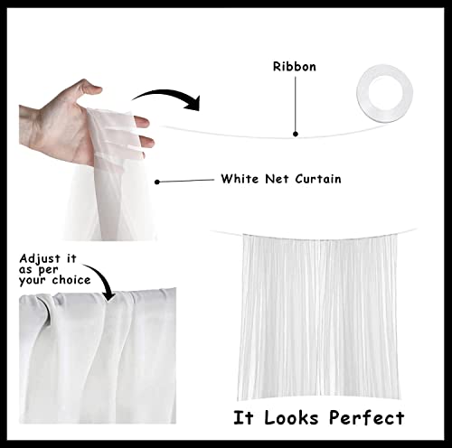 Image of Party Propz Burgundy Birthday Decoration Kit For Kids - 69Pcs, Happy Birthday Banner For Kids | Rose Gold Confetti Balloons, White Net Curtains, Hooks, Riibbons