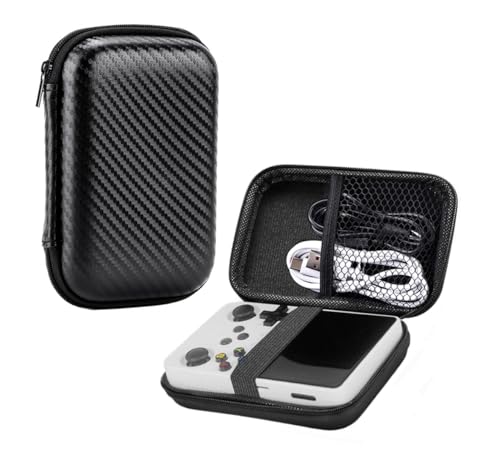 Yoomigle Funda de transporte para consolas de juegos retro R36S/RG36 Pro/R36 Pro/G35XX/RG353V, consola de videojuegos, bolsa de viaje, protección de cuerpo completo, cámara de acción, caja de