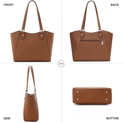 Image of CHICAROUSAL Tote Handbags Purses for Women PU Leather Womens Shoulder Bag | Large Tote Bag for Women, Shoulder Purse, Vegan Leather Purses for Women, Women's Handbags