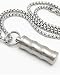 Haxtec Titanium Pill Fob Necklace Nitro Mini Waterproof Pill Holder Lightweight Survival Case Charming Pendant Titanium Necklace Fob for Men & Women (TC01-Ti)
