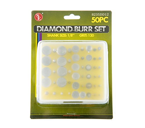 Juego de Fresas Diamante SE 120 Grit 50 Piezas 1/8" miniatura 5