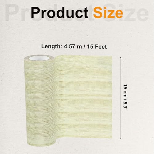 Image of PATIKIL Wood Grain Tape 6 inch x 15 Ft, Self-Adhesive Wood Texture Repair Tape Realistic Wooden Effect Patch for Furniture Cabinets Floor Walls,Grey Oak