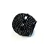 (D43) Mesh Microphone Grille Fits Shure SM58 Microphone Die-cast, Black