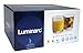Luminarc Glass 14 Ounce Round Working Tumbler with White Lid, Set of 4