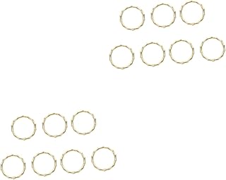 Ciieeo Argolas 14 Pçs Anel Livro Fichário Caderno De Folha Solta Caderno Clipes De Fichário De Encadernação Espinhos Fichário Clipe Círculo Solto Folha Fichário Ferramenta De Ligação