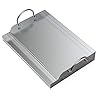 Onlyfire roestvrij stalen rechthoekig grillplaat plancha voor de meeste BBQ gasgrills en houtskoolgrills 51 x 32 x 7cm
