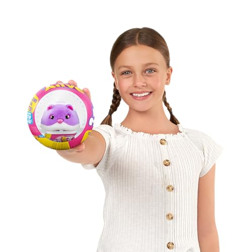 Pets Alive Hamstermania (Purple) by ZURU Hamster, Electronic Pet, 20+ Sounds Interactive, Hamster Ball Toy for Girls and Children