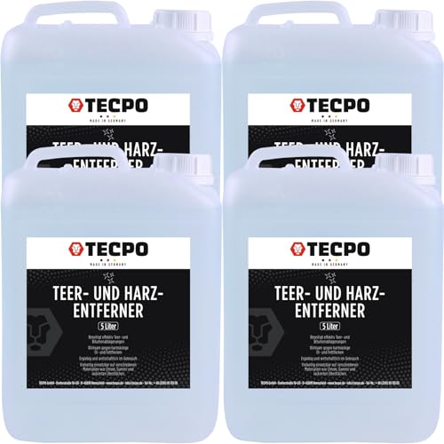 TECPO 4X Teer- und Harzlöser, 5 Liter Klebstoff Teerentferner Bitumen-Löser Fettlöser Harz Kleber TECPO 4X Teer- und Harzlöser, 5 Liter Klebstoff Teerentferner Bitumen-Löser Fettlöser Harz Kleber