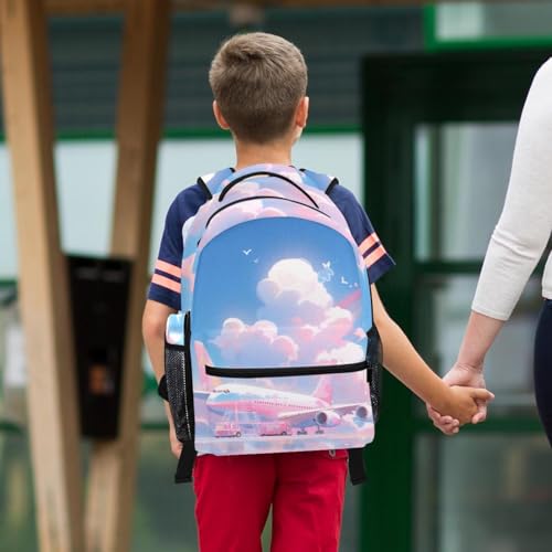 Sac à dos scolaire solide avec trousse fille et garçon - 6