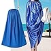 Zxpjkyu Portable Changing Room Privacy Shelter, Sturdy Dressing Accessories, Comfortable Changing Cloak for Camping, Blue 1.2m
