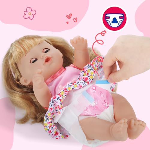 Muñeca bebé GAGAKU 12 pulgadas con accesorios miniatura 3