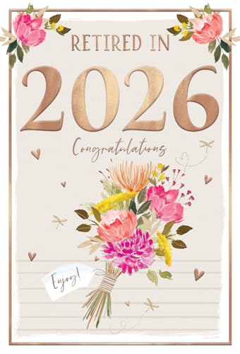 IC&G Retirement Card for Women - Retired in 2026