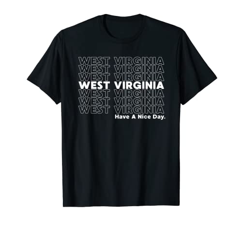 West Virginia Bolsa de comestibles Gracias Funny State Gift Camiseta