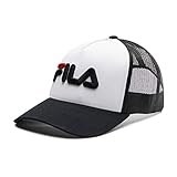 fila baseball shirt black Fila Fila Trucker Cap leniar Logo Gorra de bisbol, Negro y Blanco Brillante, Talla única Unisex Adulto