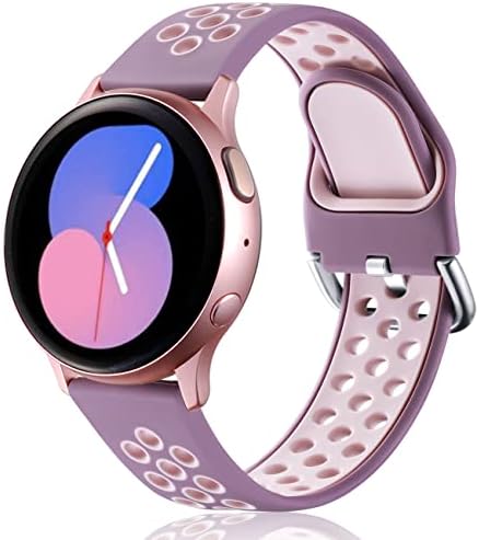 Amazon Com Lerobo Compatible For Samsung Galaxy Watch 4 Band Active 2 Watch Bands 40mm 44mm Galaxy Watch 5 Band Galaxy Watch 5 Pro Watch 4 Classic 42mm 46mm Band Watch 3 Band 41mm mm Soft Silicone Sport Strap