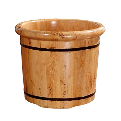 Tina de Madera Maciza para Pedicura y Spa de Pies Katzowen