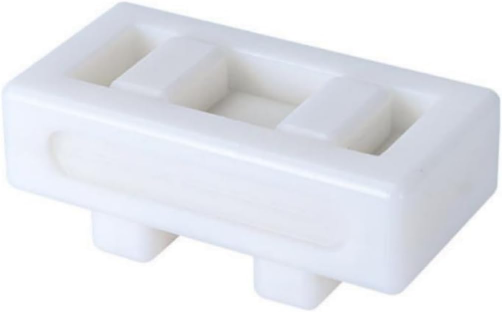 Onigiri Sushi Mold Press, Musubi Maker Rice Molds, Spam Musubi Press, Professional Sushi Tools for Restaurant & Home (White Plastic)