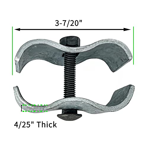HITTITE 8 Set Dog Kennel Panel Clamps, Chain Link Fence Panel Clamps