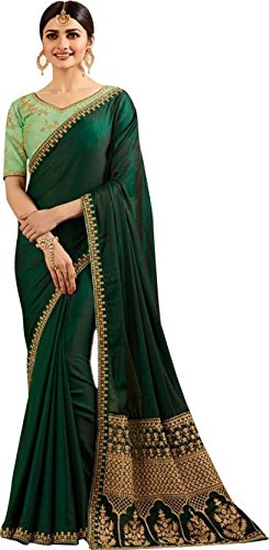 Buy VAANSI CREATION chinnon Saree 