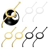 6 Pcs Precision Pool Shot Aiming Aid, Billiards Aiming Aid, Cue Shot Aiming Aid for 2-1/4