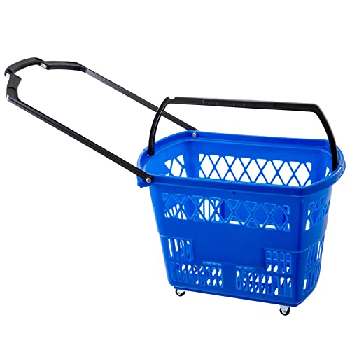 Mophorn SHOPPING BASKET S With Handles, Plastic Rolling Shopping Basket thumb #7