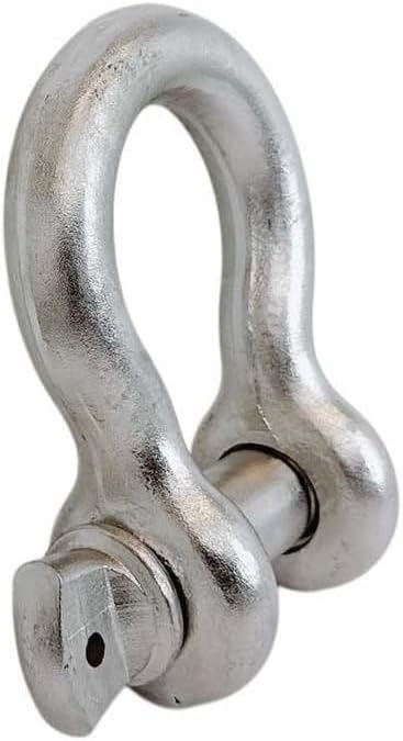 Prolinemax Marine T316 Drop Forged Stainless Steel T316 7/8" Screw Pin Anchor Shackle 8,000 Lbs WLL